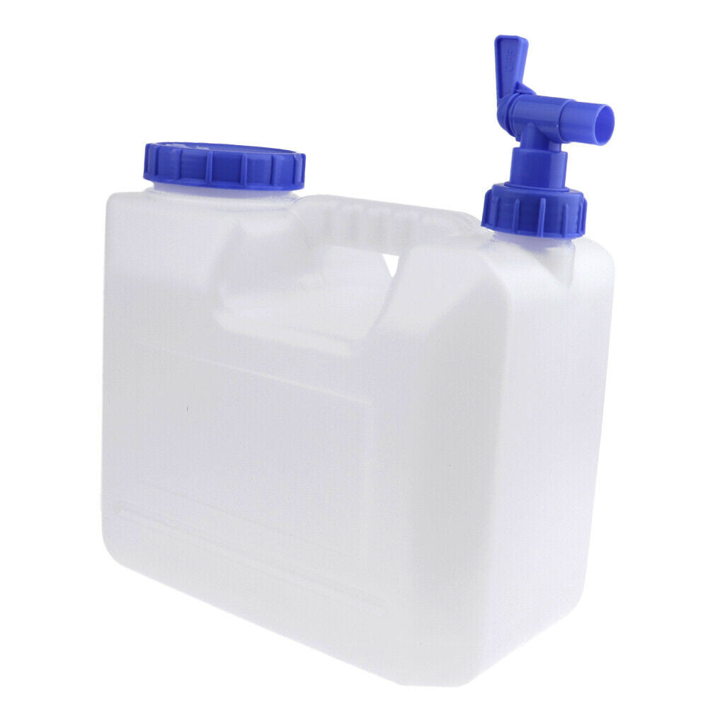 15 litre Plastic Garden Camping Caravan Water Carrier Fluid Jerry Can & Tap