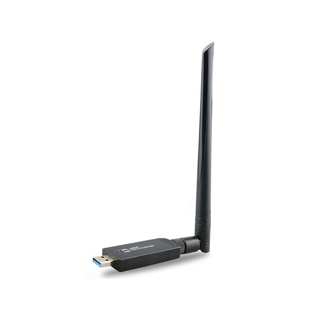 RTL8812AU Chipset 1200Mbps 5GHz Wireless AC WiFi USB Adapter Dongle Antenna