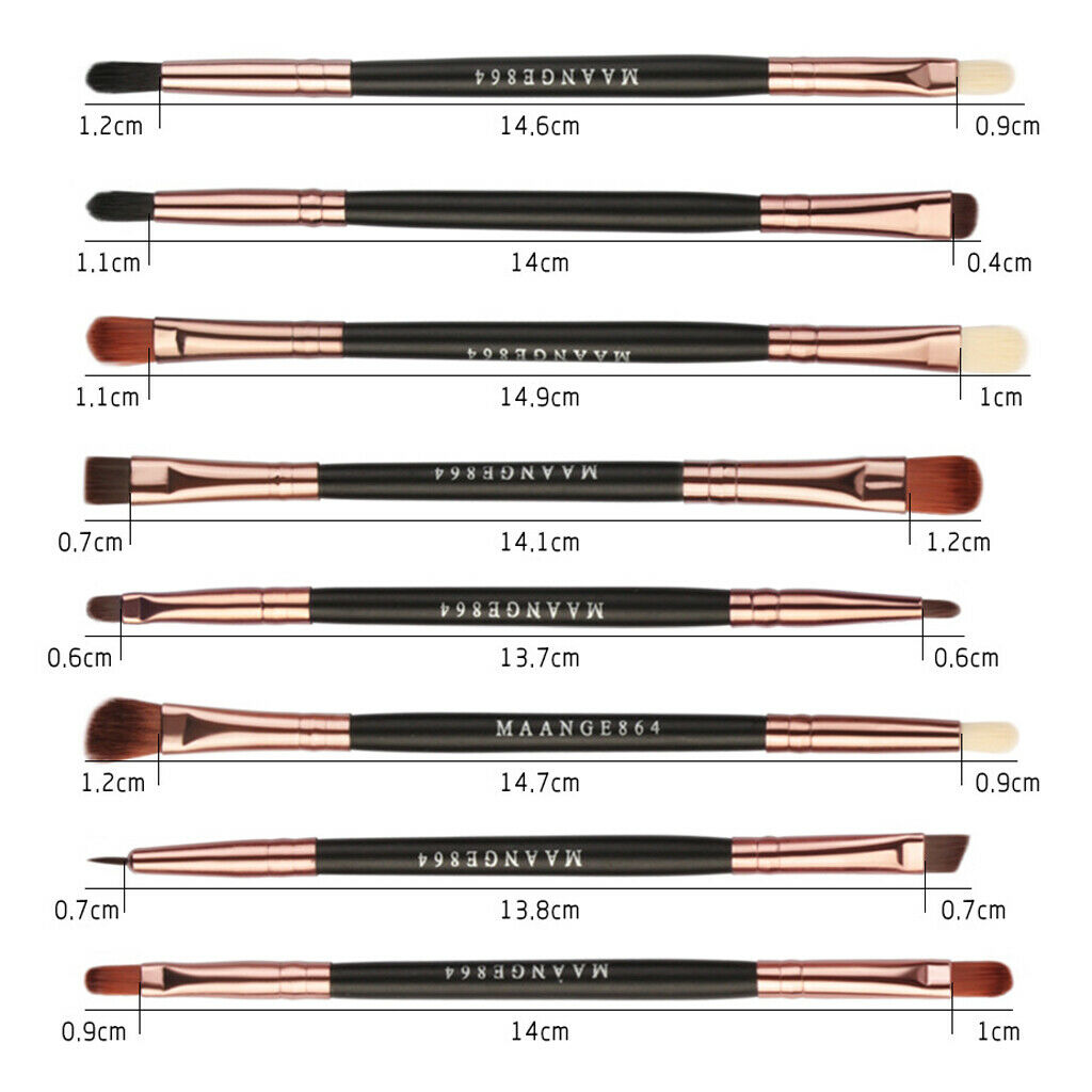 8 Pieces Eyeshadow Eyeshadow Foundation Blending Brush Set Make Up