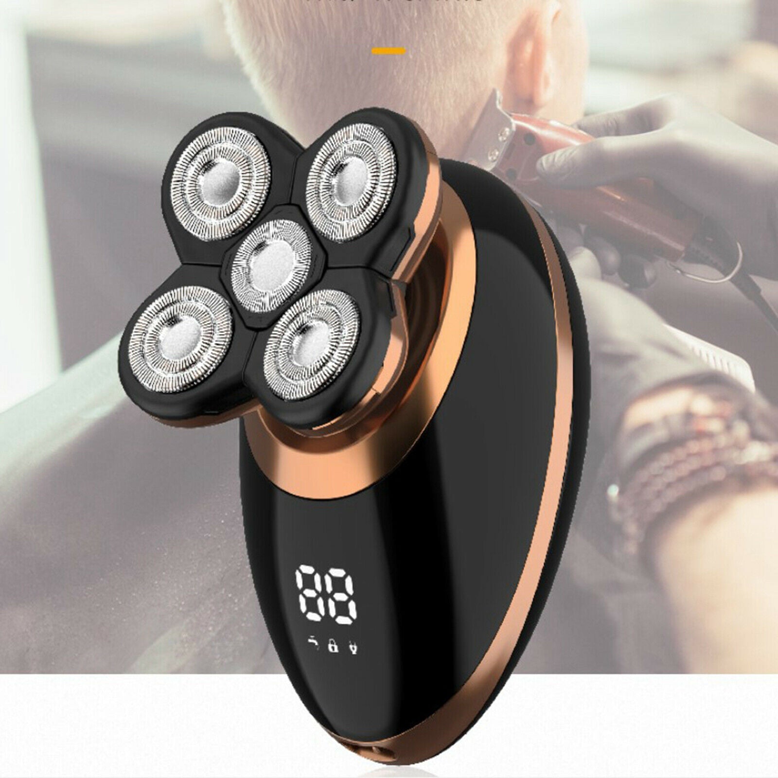 Electric Shaver for Men Bald Head Hair Trimmer Shaving Machine Cordless