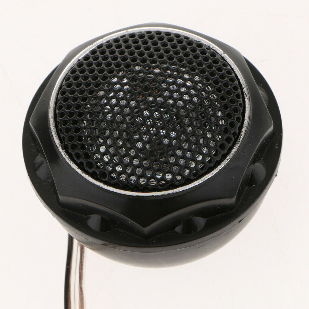 2x Premium Component Speaker System Titanium Dome Car Tweeters
