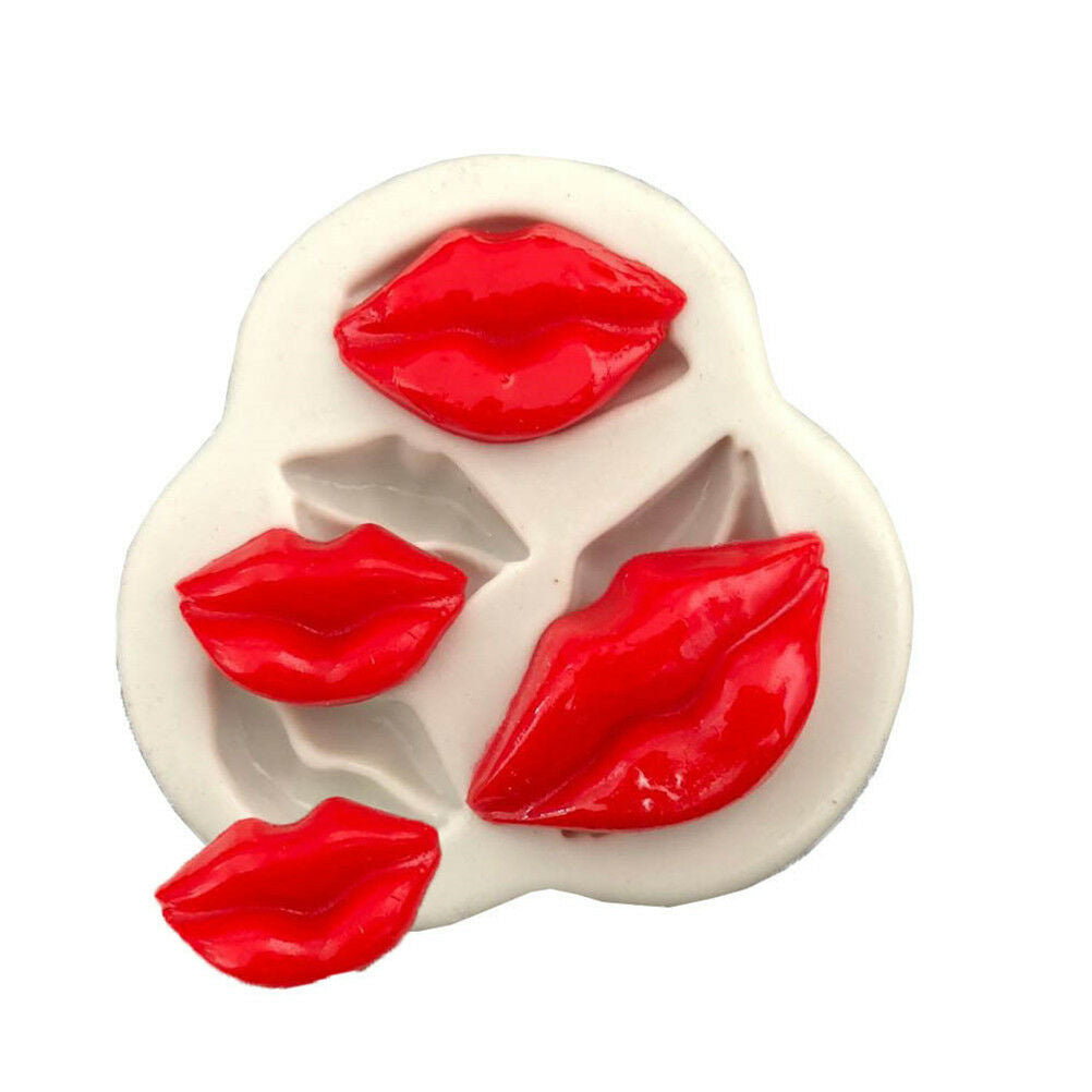 Sexy mouth lip fondant silicone chocolate mold gum paste cake mold sugar t.l8