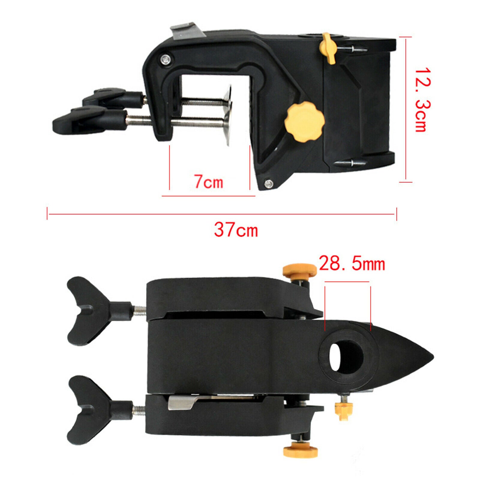 Durable 12V Kayak Motor  Bracket Inflatable Boat Motor Stent Clamp