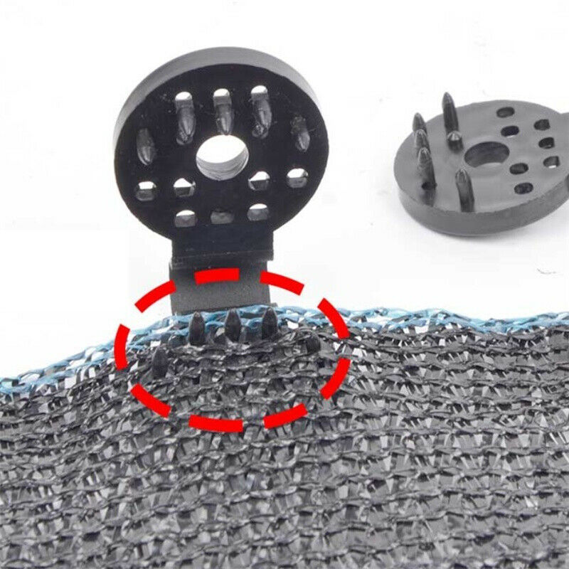Sunshade Net Clip Shade Cloth Fix Clamp Plastic Grommet Fence Netting Ho.l8