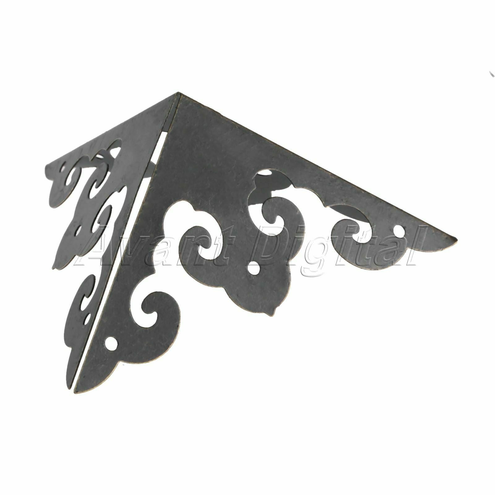 4pcs Jewelry Wine Gift Wood Box Chest Edge Corner Protector Guards Decorative