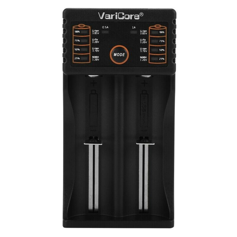 Varicore V20I 18650 Chargeur 1.2V 3.7V 3.2V 3.85V Aa/ Aaa 26650 26500 10440 16K3