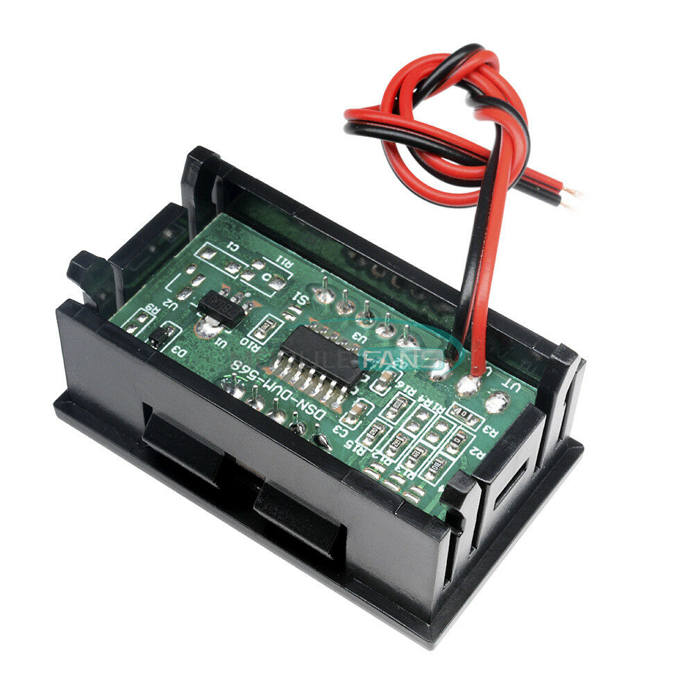 Red 0.56" Voltmeter LED Panel Three Digital Display Volt Voltage Meter DC4.5-30V