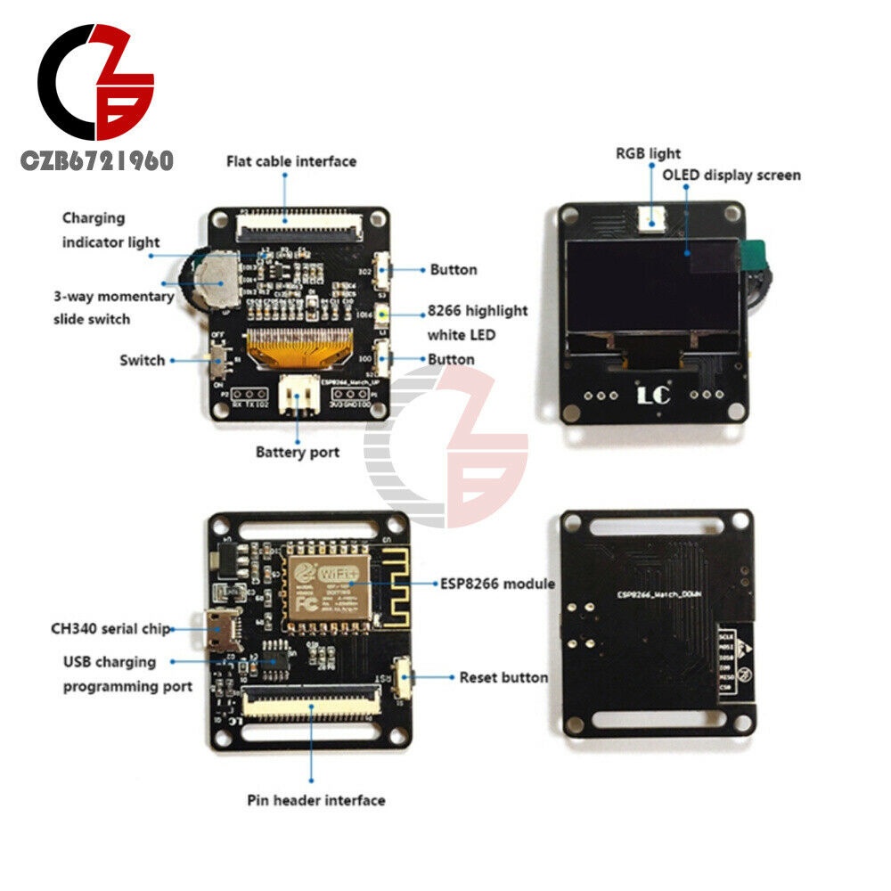 WiFi Deauther Watch NodeMCU ESP8266 ESP-12F Programmable ESP Development Board