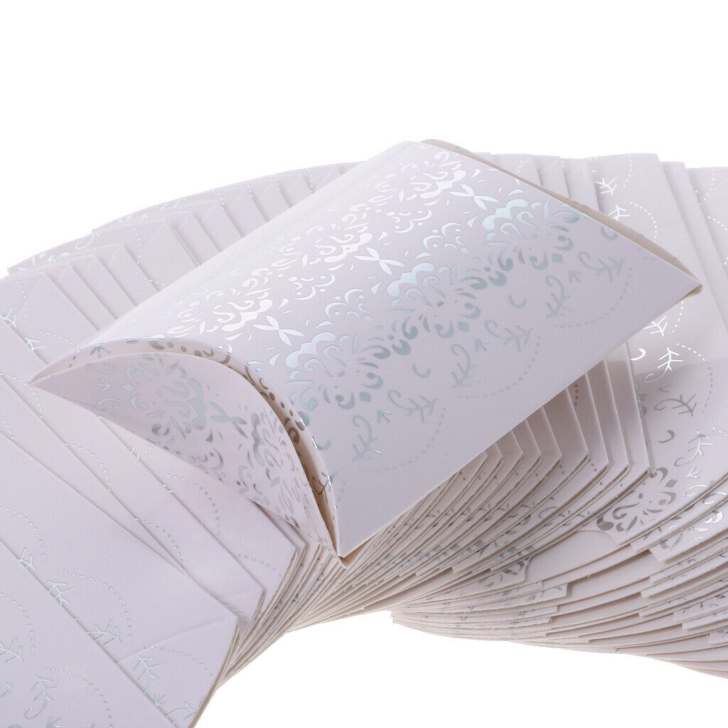 50pcs Paper Candy Favor Boxes, Decorative Treat Box Party Wedding Birthday Favor