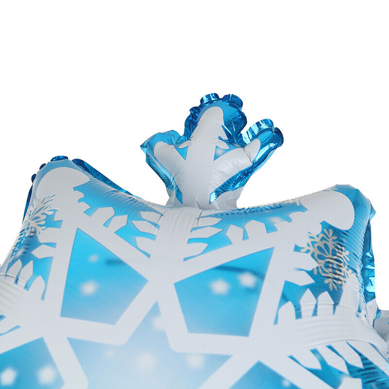27" Christmas Supplies Foil Balloons Snowflake Winter Ballon Ice Snow Kids To TH