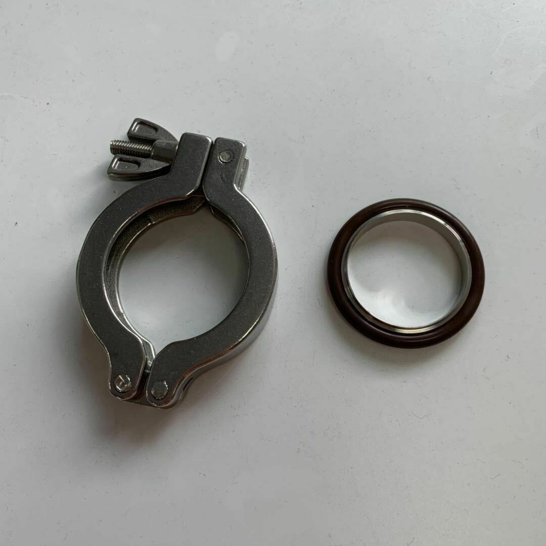 KF-40 vacuum clamp stainless steel Contain circle quick release flange 1PC