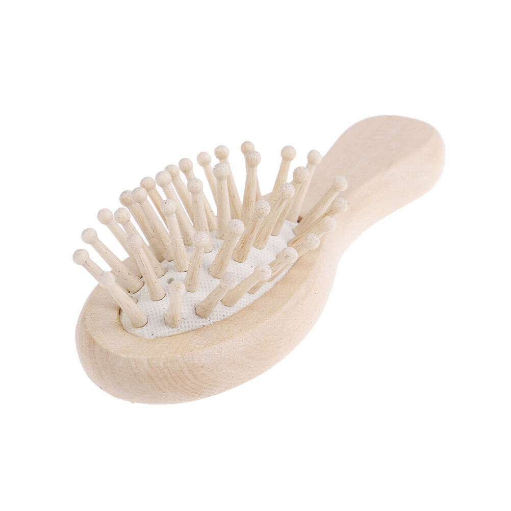 Wooden Hair Vent Brush Brushes Hair Care and Beauty SPA Massager Massage .l8
