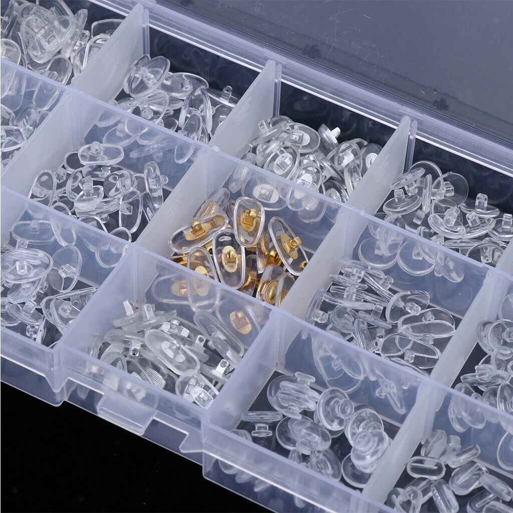 Eyeglass Nose Pads For Glasses, Eyeglasses, Sunglasses - 150 Pairs (Clear)