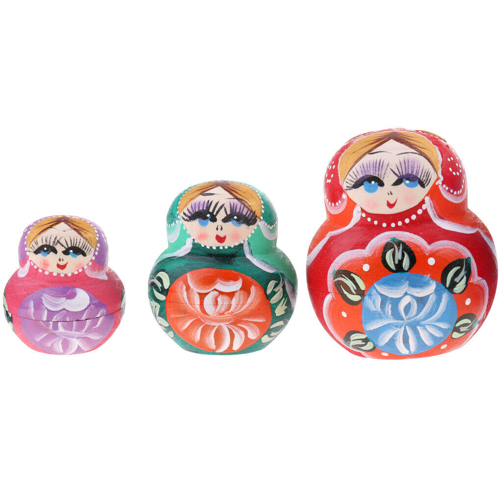 10 Pieces Flower Printed Babushka Russian