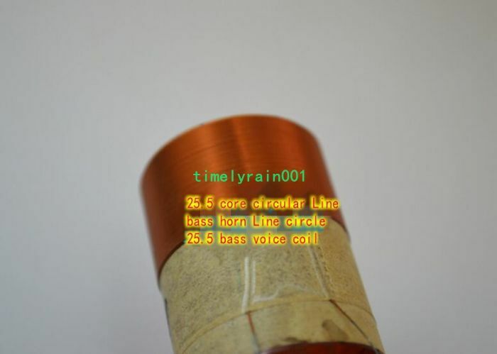 2pcs 25.5mm Bass Speaker Voice Coils Round wire Woofer coil Home Audio Parts