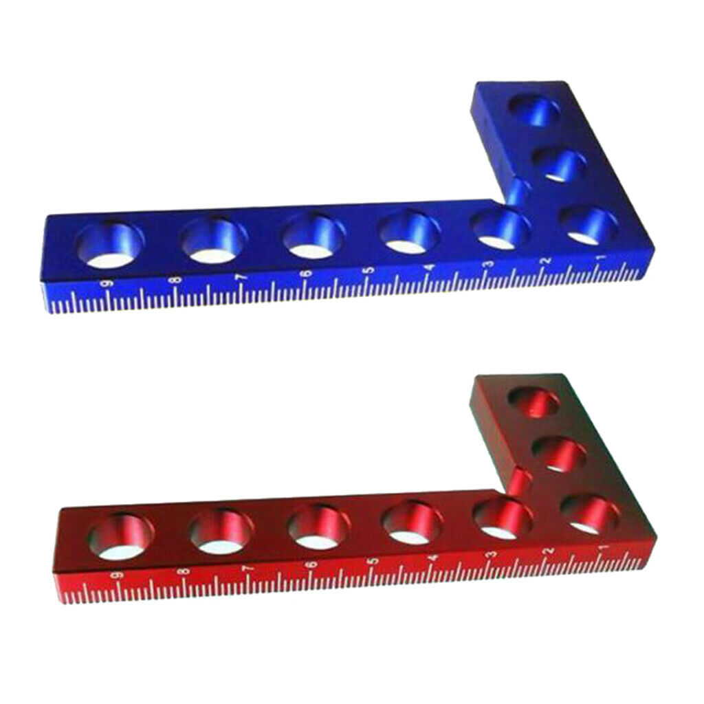 Set of 2 4inch Aluminium Metal Right Angle Clamps for Picture Frame Boxes