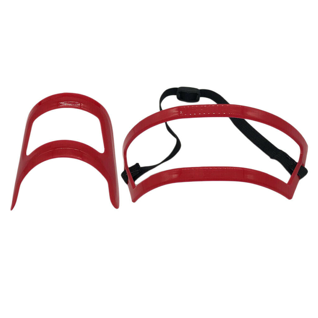 Men Beard Shaping Styling Tool Neckline Shaving Template Grooming Kit Red