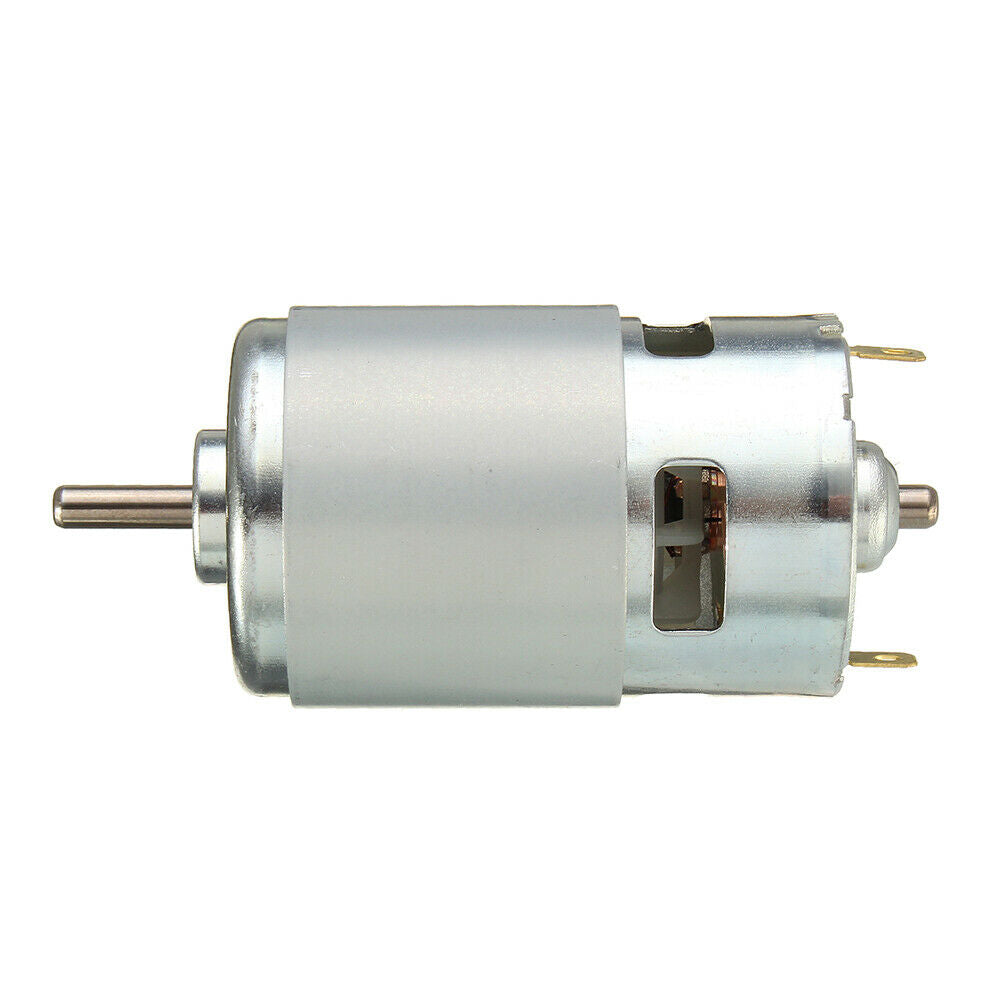 Large Torque High Power RS775 DC 6V-24V 3500-8300RPM Motor Ball Bearing