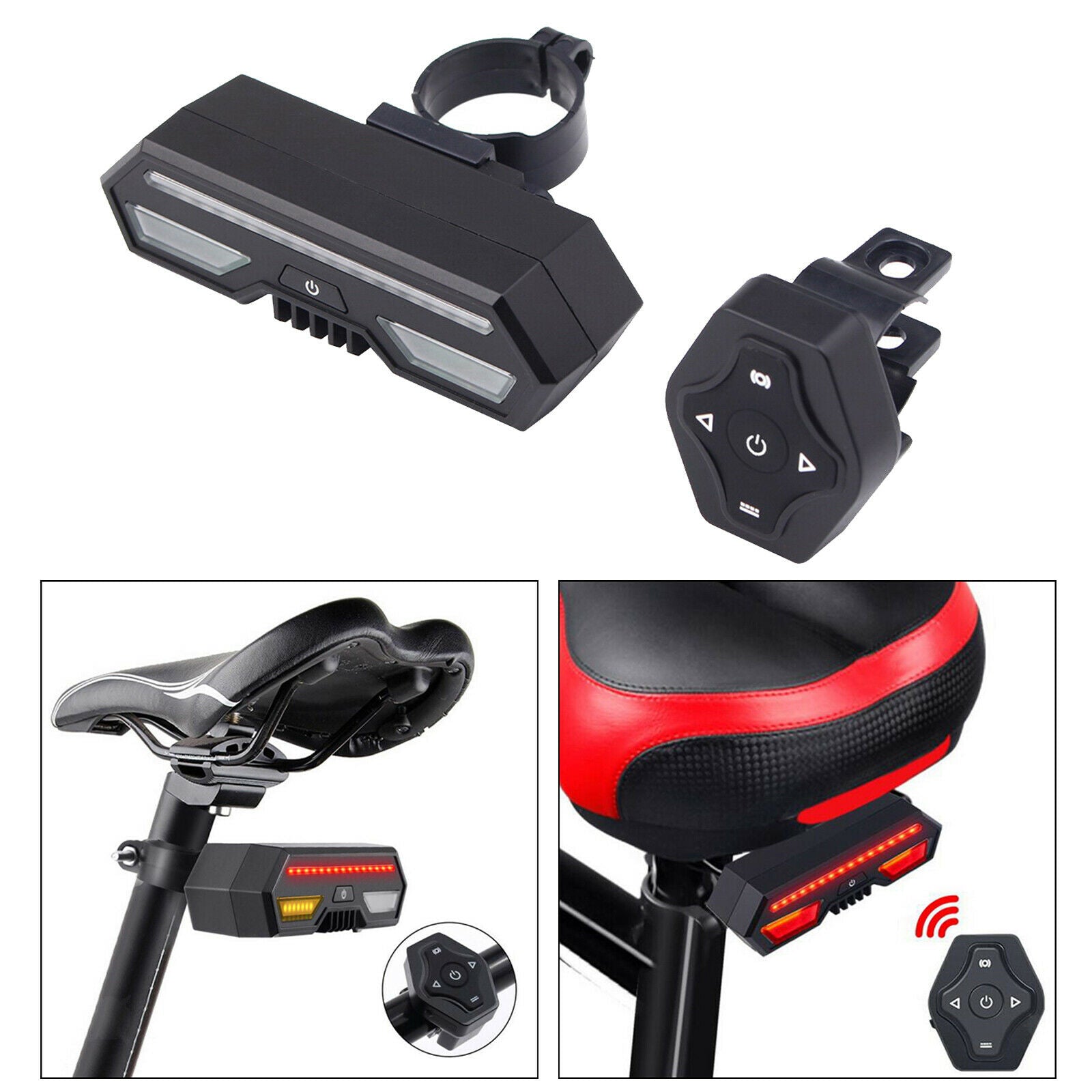 LED Bicycle Taillight Brake Light Bike Tail Light USB Rechargeable