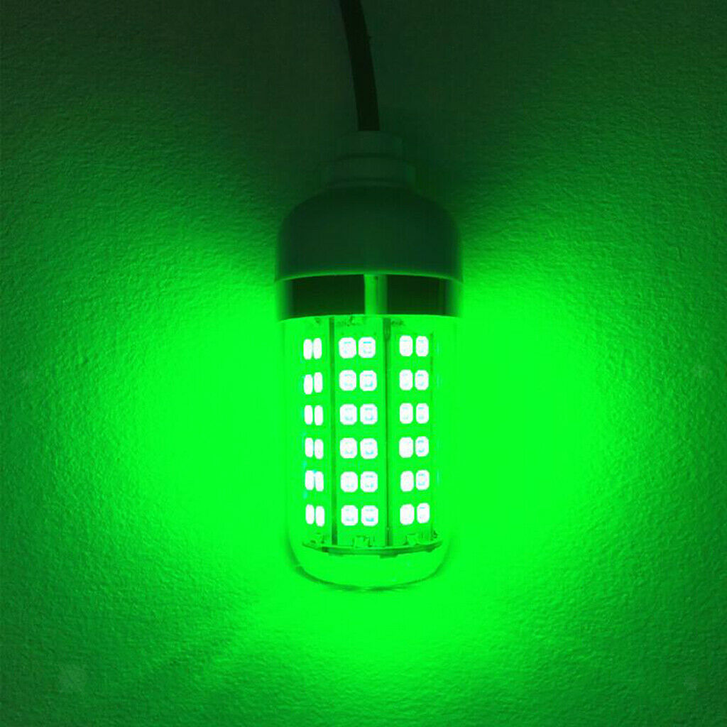 108 LED Underwater Submersible Night Fishing Light Crappie Shad Squid Lure Boat