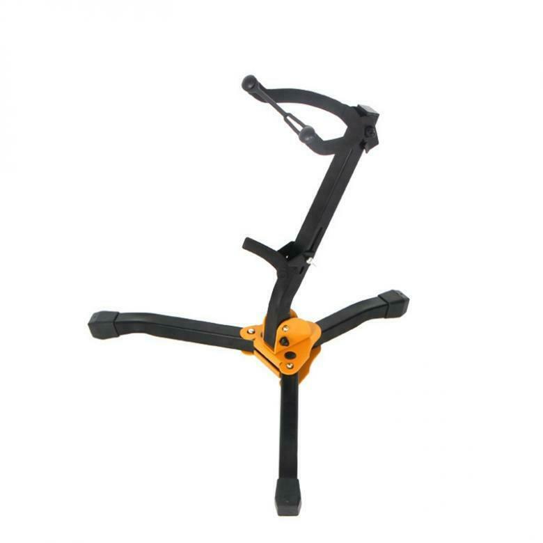 Metal Folding Saxophone Stand Tenor Alto Sax Rack Tripod Holder Protable Black