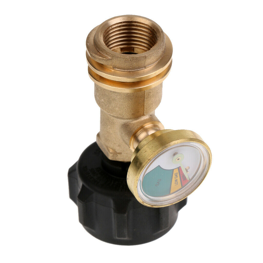 Universal Propane Tank Gauge Level Indicator Leak Detector Gas Pressure Meter,