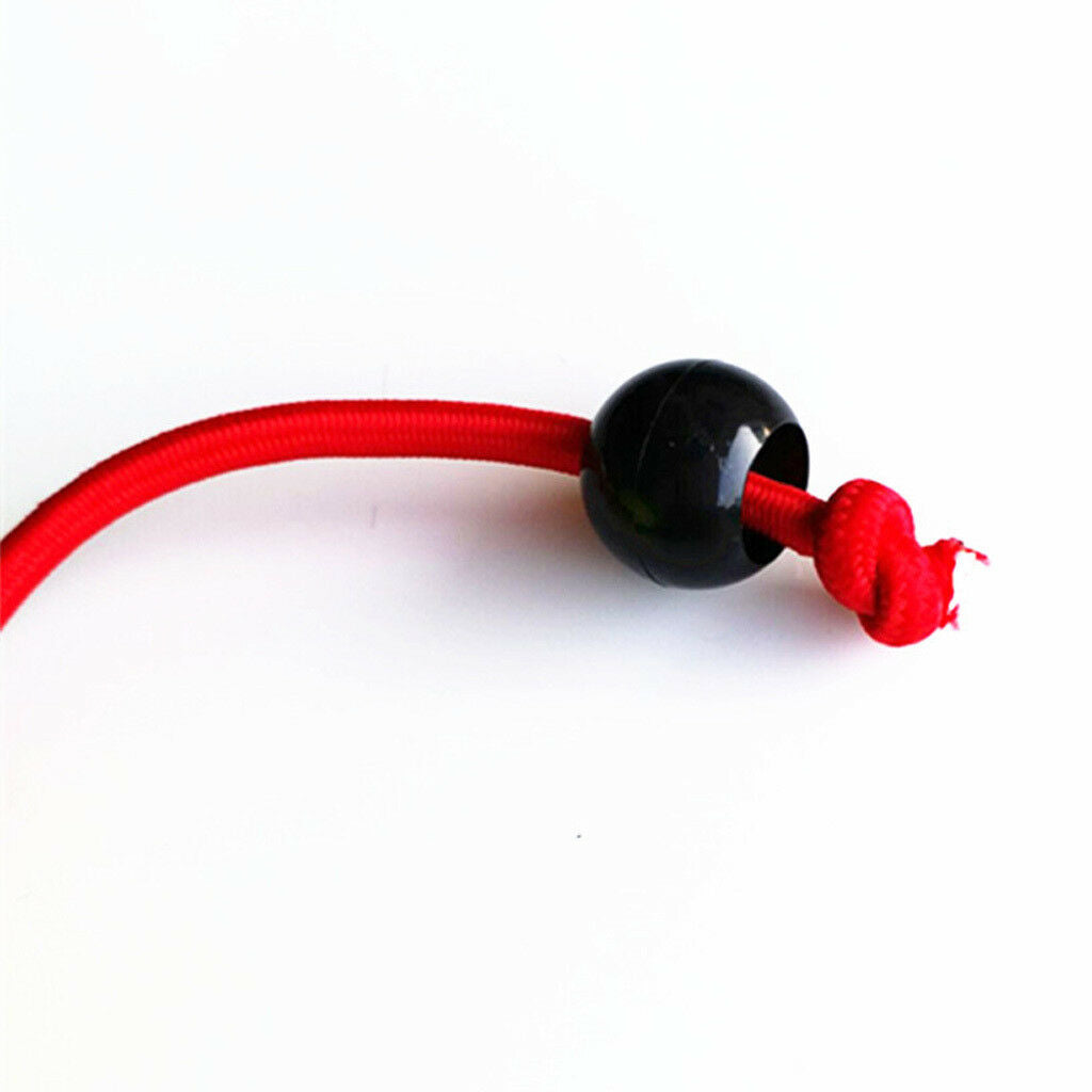 10x Shock Cord Ball Stopper Lock End Toggle Buckle for Elastic Rope Shoelace