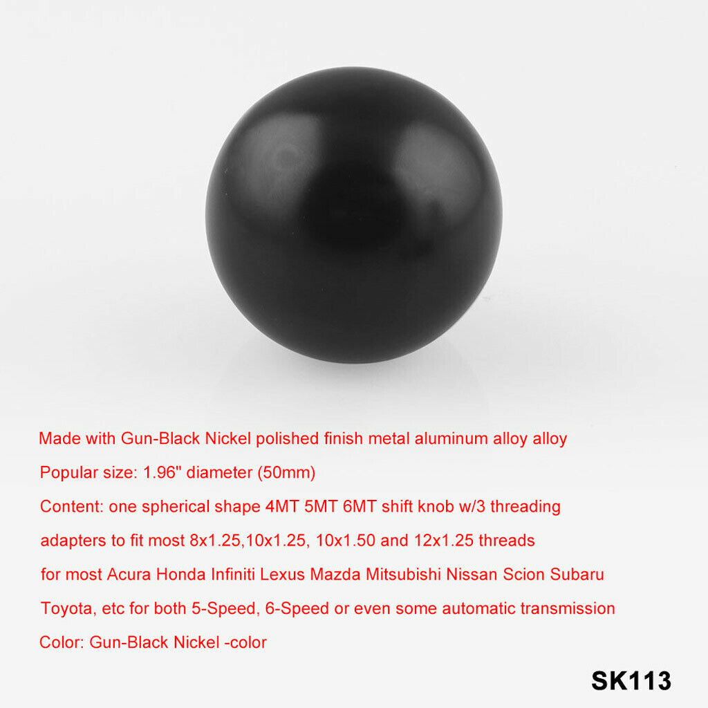 Shift Knobs, Aluminum Universal Round Car Shift Levers For Most
