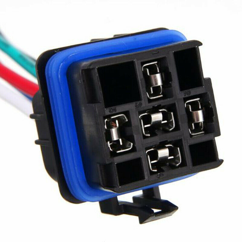 5Pin Automotive Car Relay Switch Harness Waterproof 30A/40A 12VDC 12AWG Wire SJ