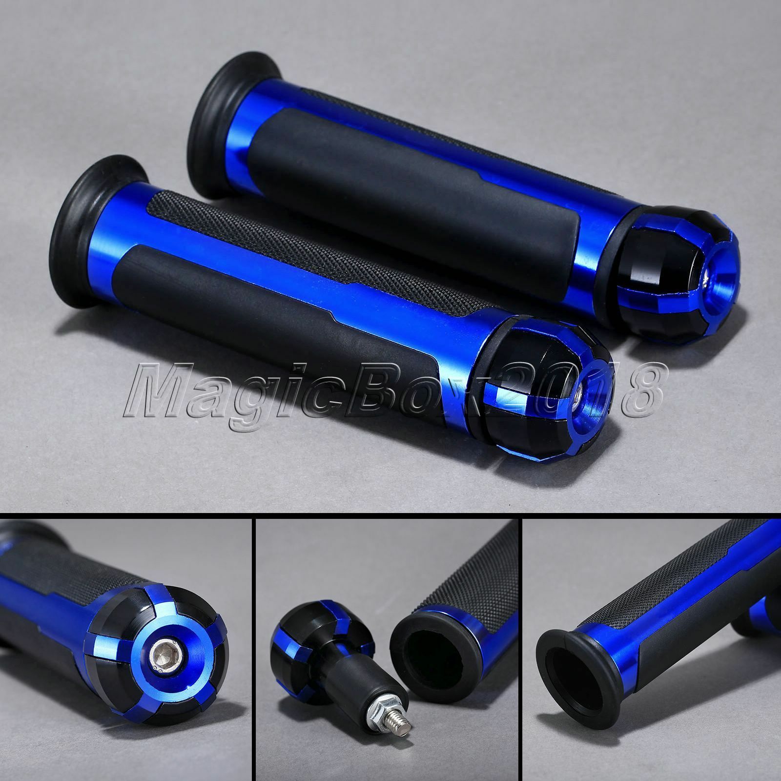 7/8" 1" CNC Aluminum Hand Grips Bar Ends for S1000RR 2014 2013 2012 2011 10