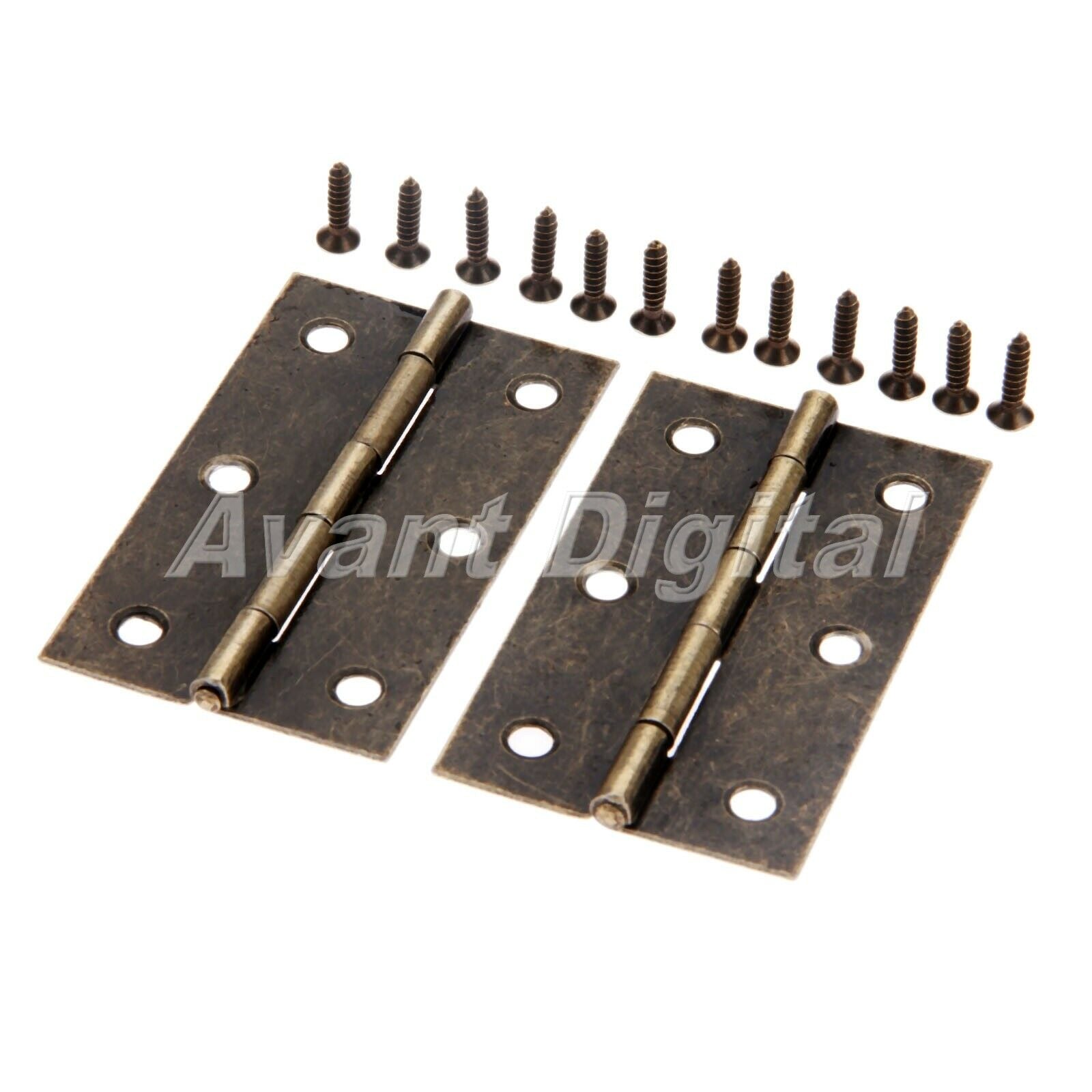75*42mm Retro Furniture Jewelry Box Hinge Cabinet Wardrobe Door Hinges Hardware