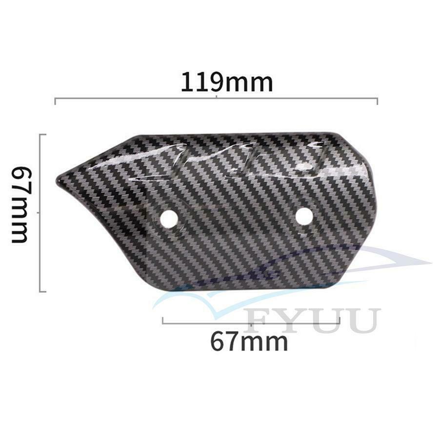 Motorcycle Exhaust Muffler Link Pipe Protect Heat Shield Cover Guard Adjustable