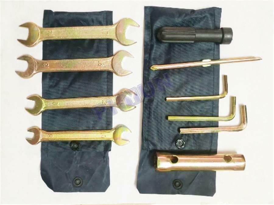 9x Motorcycle Repair Tool Kit Spark Plug Spanner Wrench Socket Tool Universal