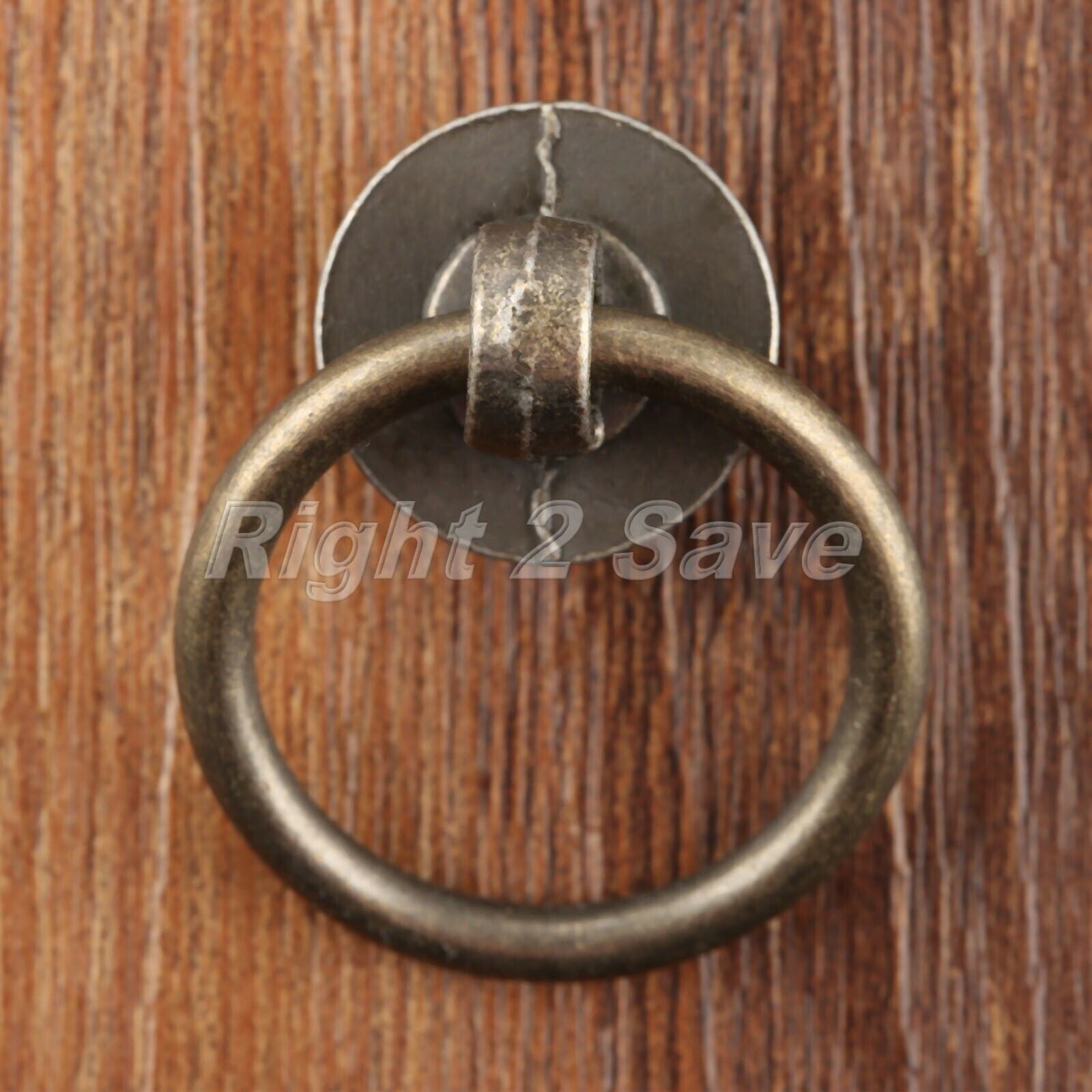 Retro Furniture Dresser Door Handle Cabinet Knobs Drawer Pulls Drop Ring 40*30mm