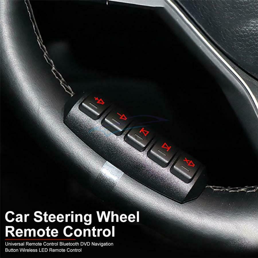 For Car Stereo DVD Navigation Car Wireless 10-key LED Steering Wheel Button x1