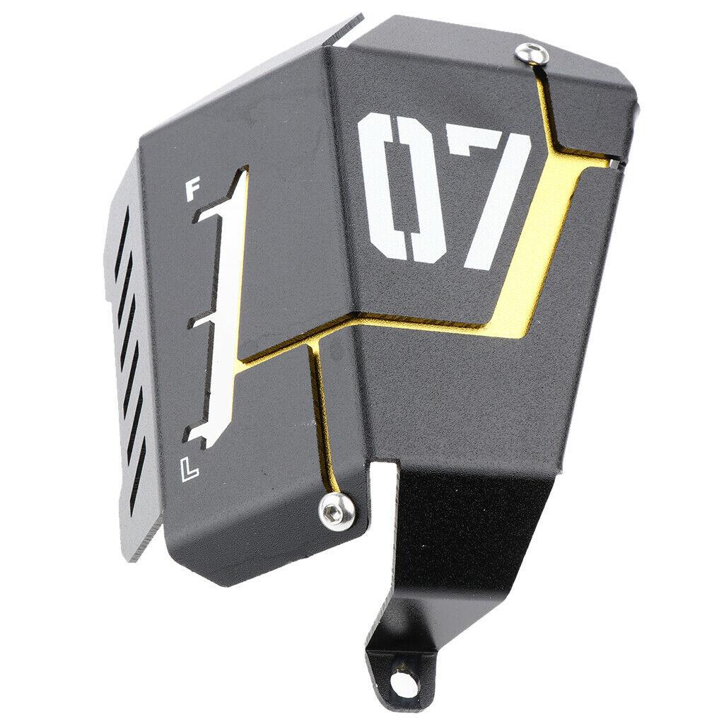 Radiator Coolant Water Reservoir Tank Guard Cover for Yamaha MT-07  Golden