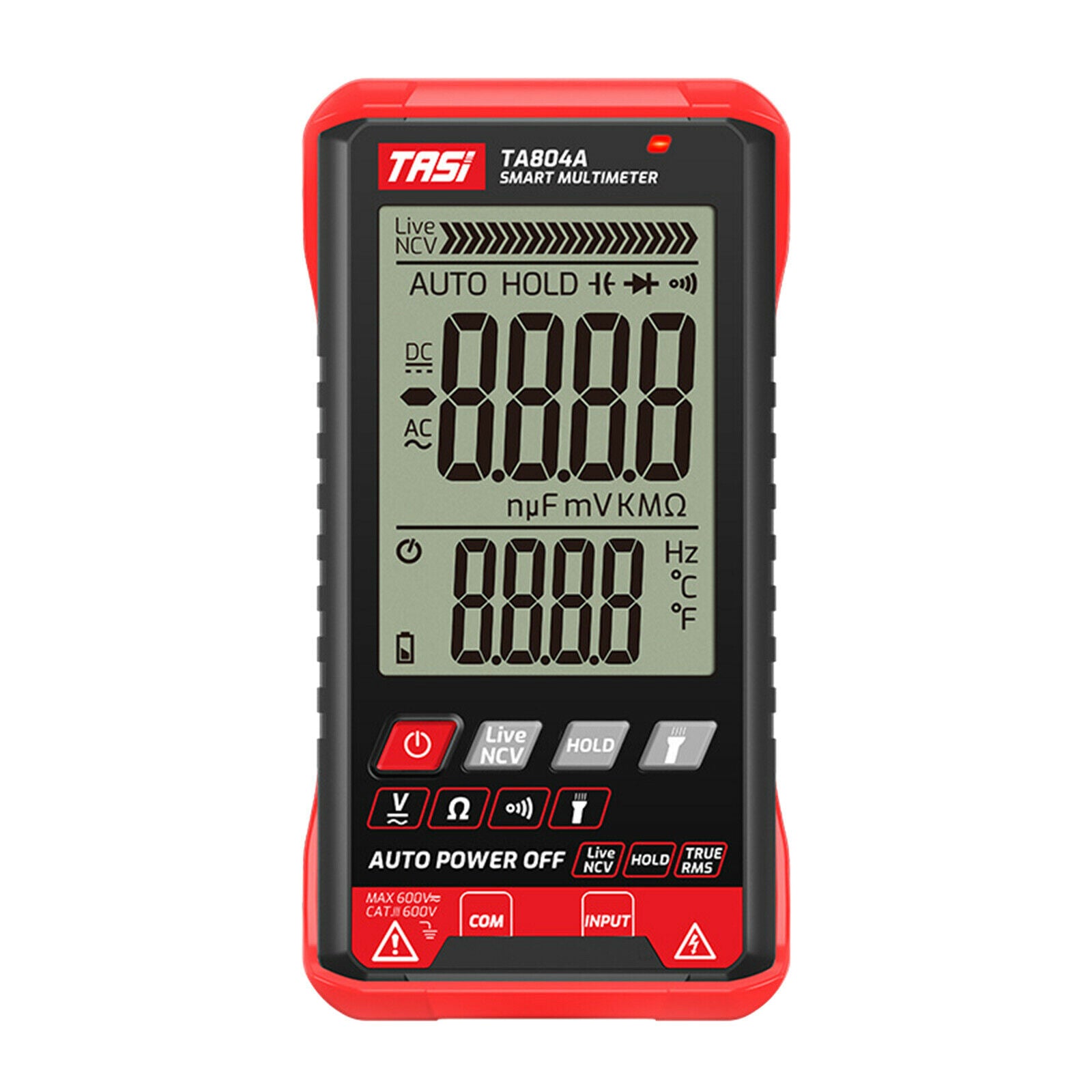 3.5 inch Digital Multimeter Tester AC DC Volt Ohm NCV Test Meter Auto Range