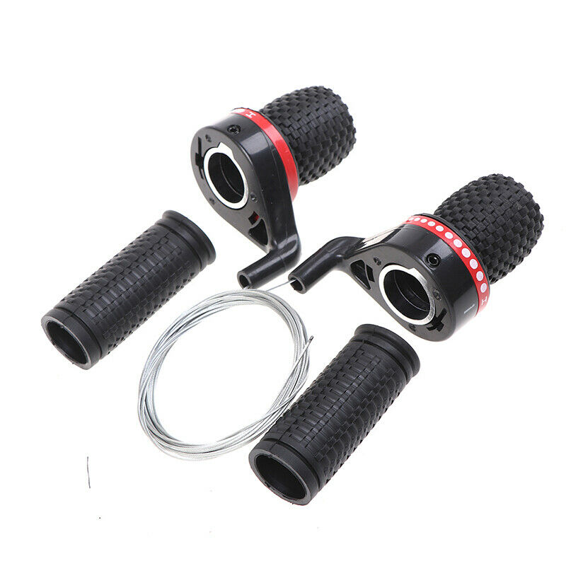 1 Pair Twist Cycling Gear Shifters Bike Grip Speed Conjoined DIP DerailleurJ Rf
