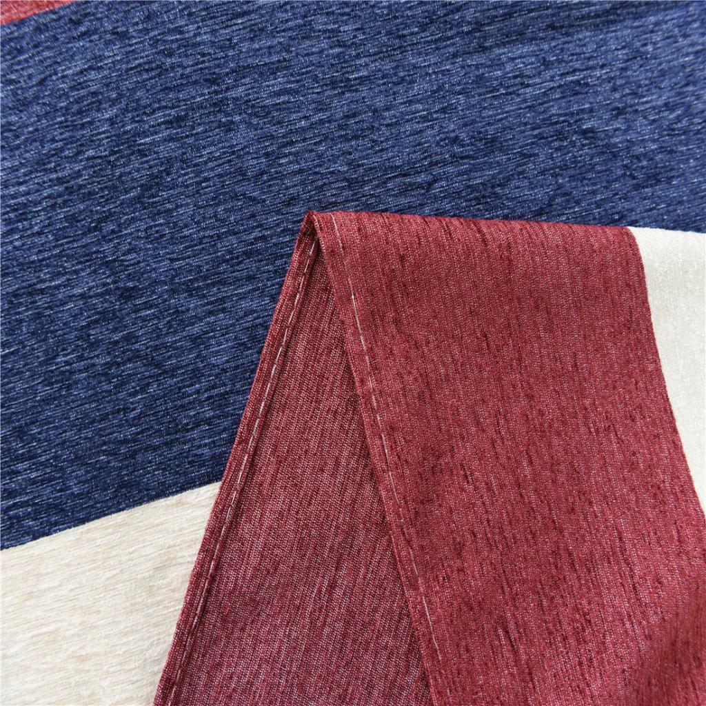 100x200cm Striped Eyelet Curtains Window Blackout Curtain Living Room Decor