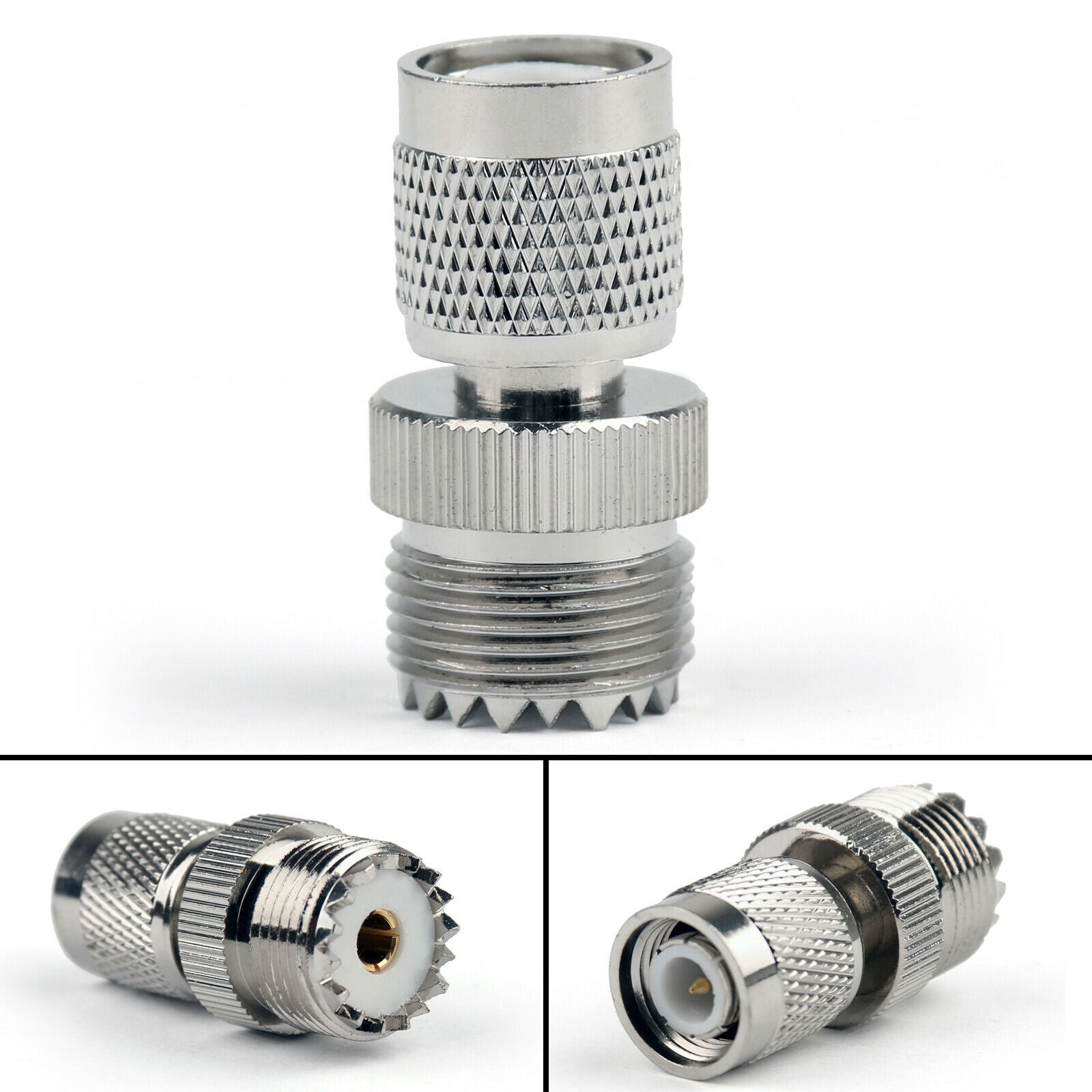 10 x Adapter UHF SO239 Female Jack To TNC Male Plug RF Connector Straight CN