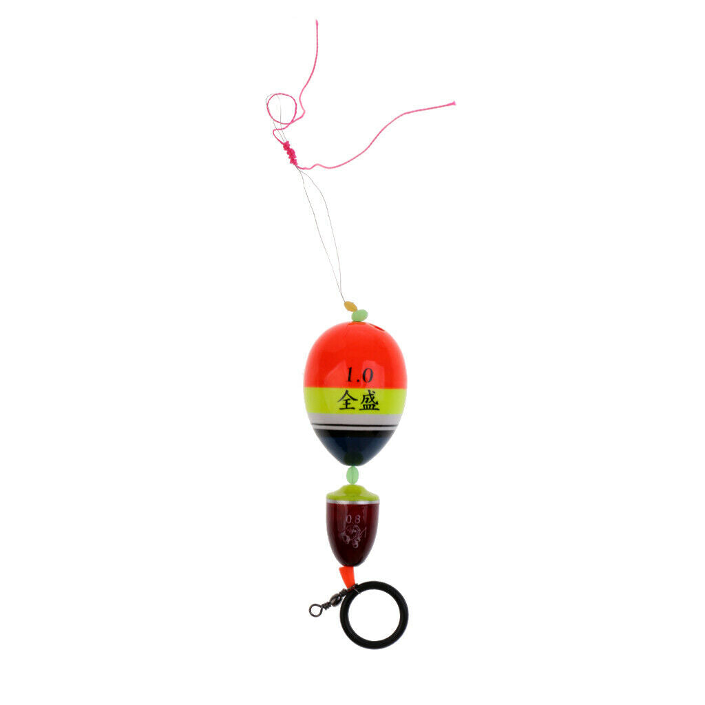 Sea Pole Ocean Rock Fishing Floats Plastic Sliding Floating Buoy Kit 1.0#