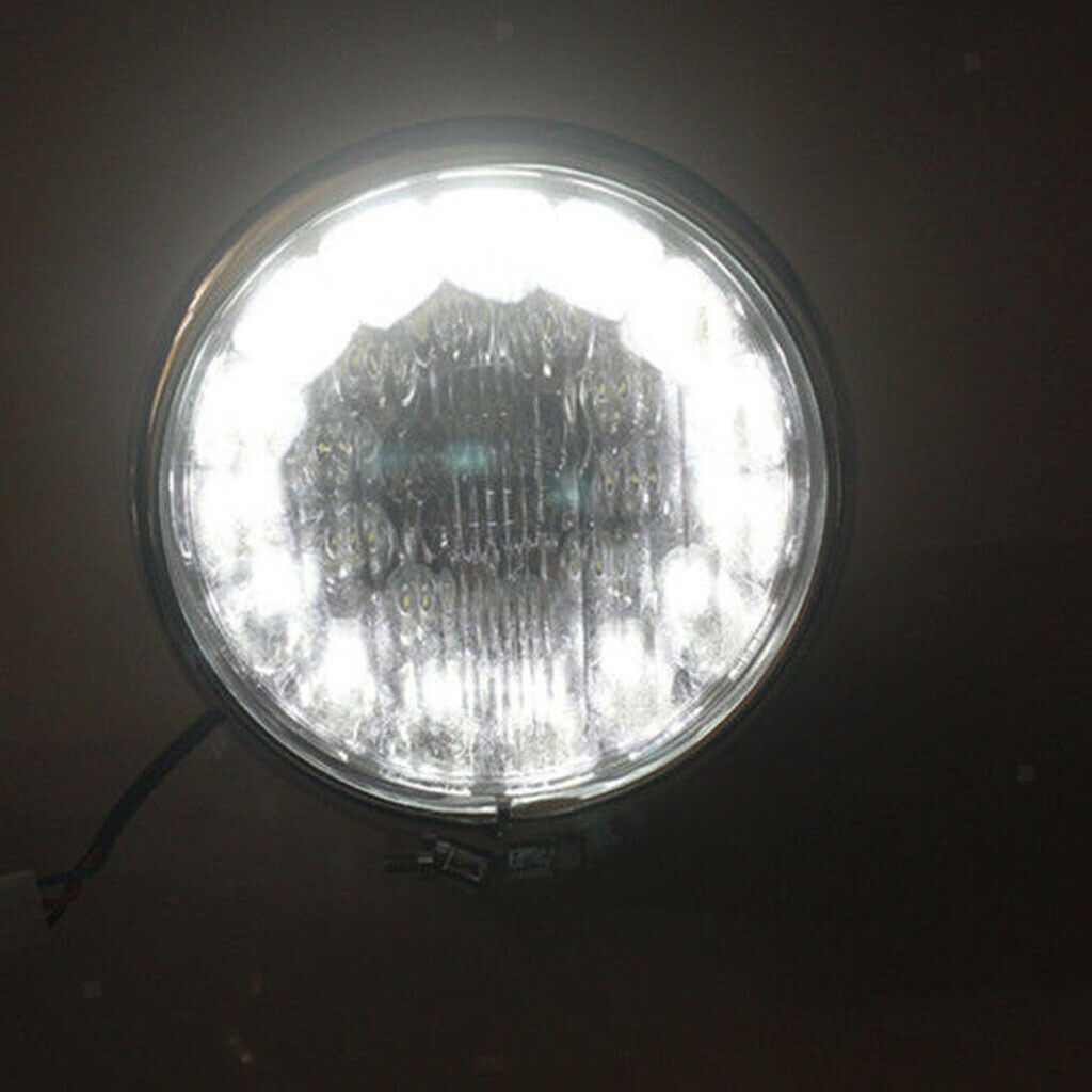 1Pcs High Low Beam Headlight LED Lamp For  Motorcycle 5" Handlebar