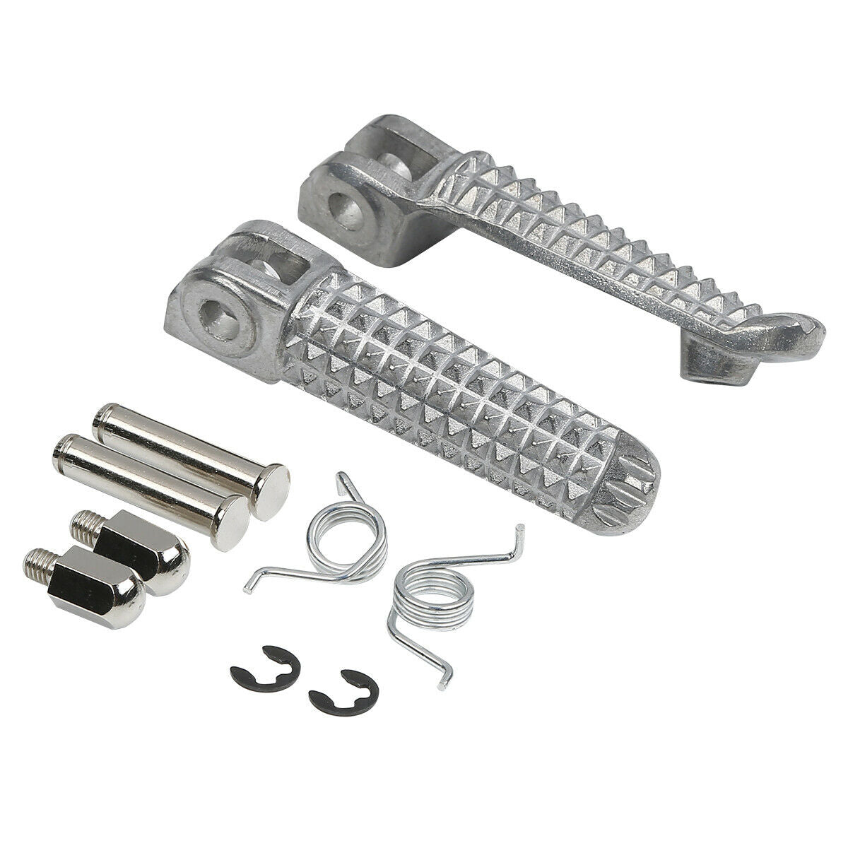 Front Footrests Foot Pegs Fit For YAMAHA YZF R1 R6 YZF600 R6S Black