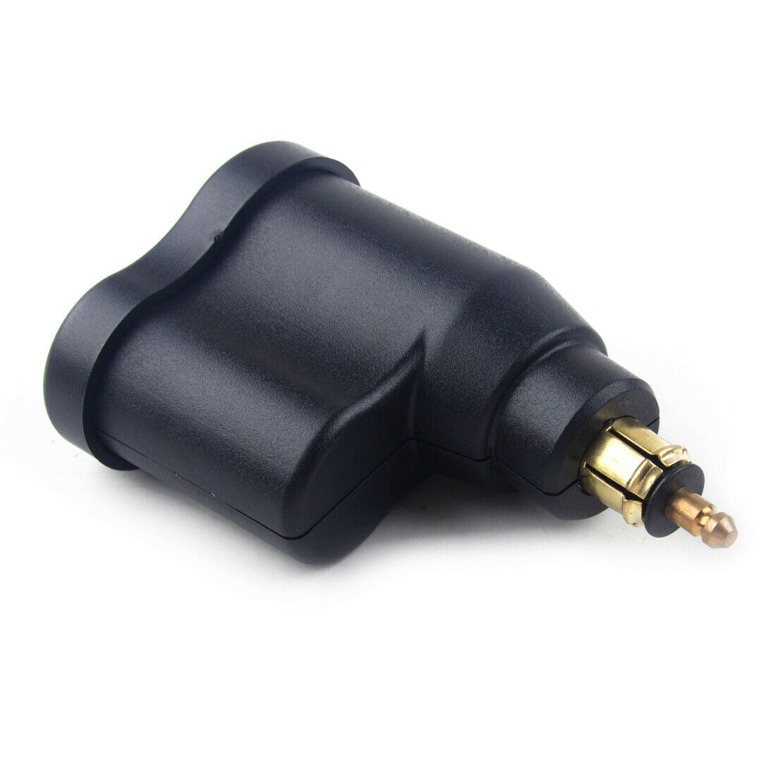 12-24V Dual USB Charger Socket Plug Fit For BMW F650GS F700GS R1200GS Black as