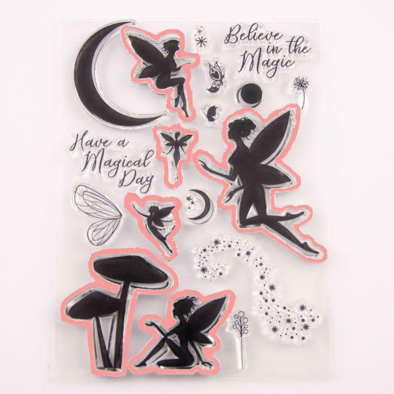 Angel Seal Stamp With Cutting Dies Stencil Set DIY Scrapbooking Embossing Album