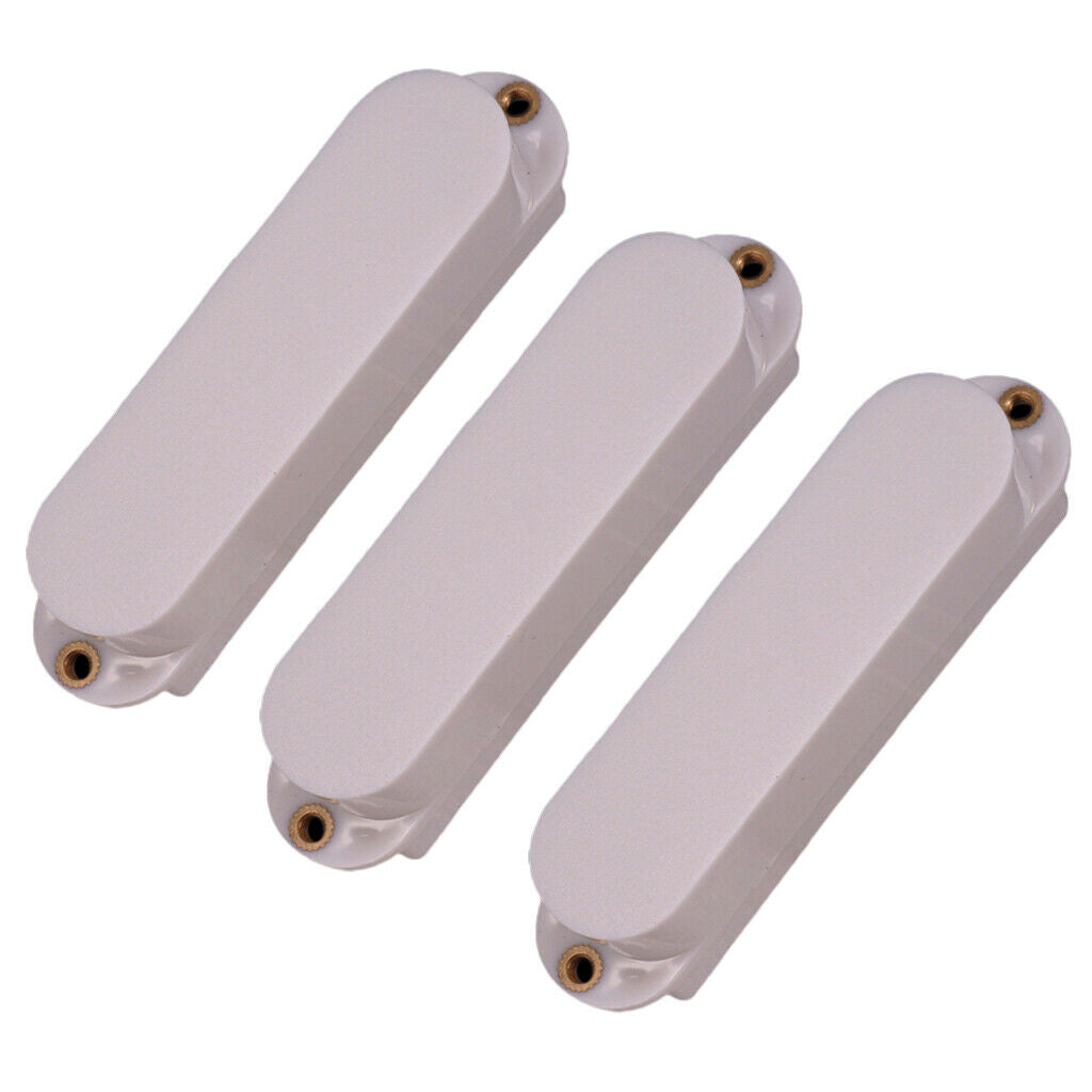 3pcs Closed Single Coil  Pickup Cover for Electric Guitar