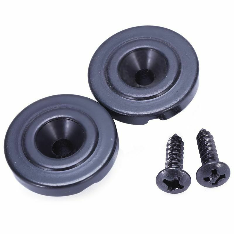 2 Pcs Golden Electric Bass Guitar St Retainers Tree Black O2T7