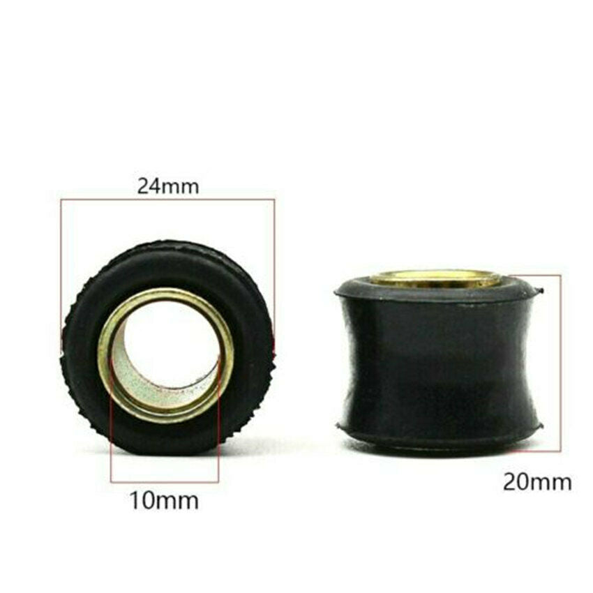 8pcs Motorcycle Rear Shock Absorber Rubber Ring Bush AVT Bike Spare part 10mm
