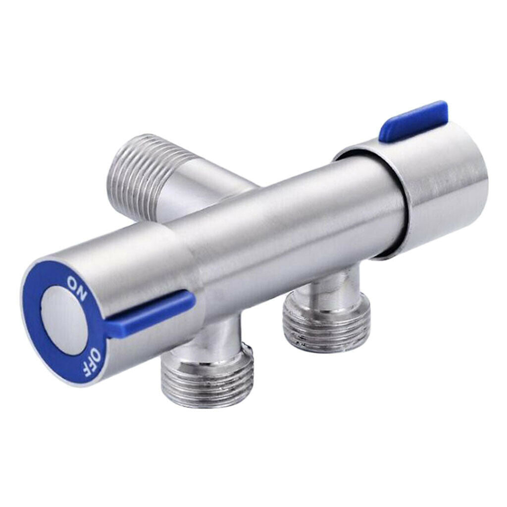 Stainless Steel Faucet Diverter Faucet Double Handle Dual Control Spray Toilet