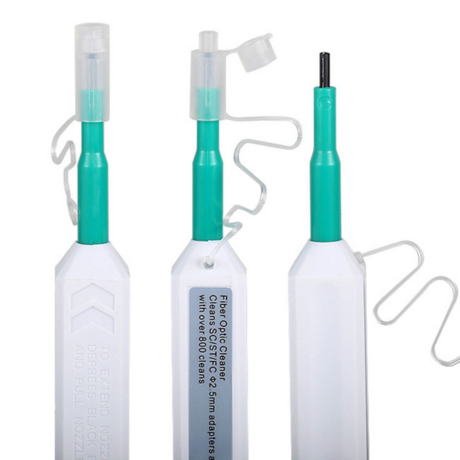 One Click Fiber Optic Cleaner Pen SC,ST,FC 2.5mm 800 Cleans NBN FTTH